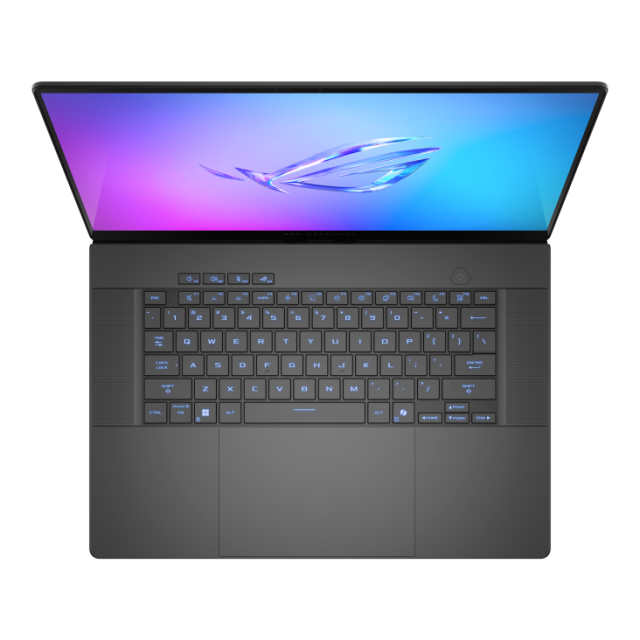 Лаптоп ASUS ROG Zephyrus G16 GU605CW-QR092X, Intel Core Ultra 9 285H 16C (2.7 / 5.4 GHz, 24MB Cache), 16.0" (40.64 cm) WQXGA OLED, NVIDIA RTX 5080 16GB GDDR7 DLSS 4, 64GB DDR5, 2 TB M.2 NVMe SSD, Windows 11 Pro
