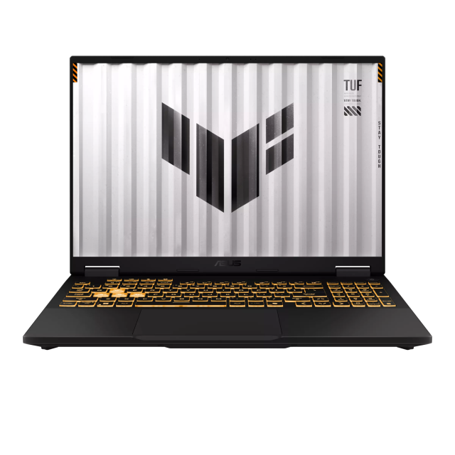 Лаптоп ASUS TUF Gaming F16 2025 FX608JHR-RV109, Intel Core i5-14450HX 10C (1.80 / 4.80 GHz, 20MB Cache), 16.0" (40.64 cm) Full HD+ IPS, 165Hz, NVIDIA GF RTX5050 8GB GDDR7 DLSS 4, 16GB DDR5, 1TB M.2 NVMe SSD, Free DOS