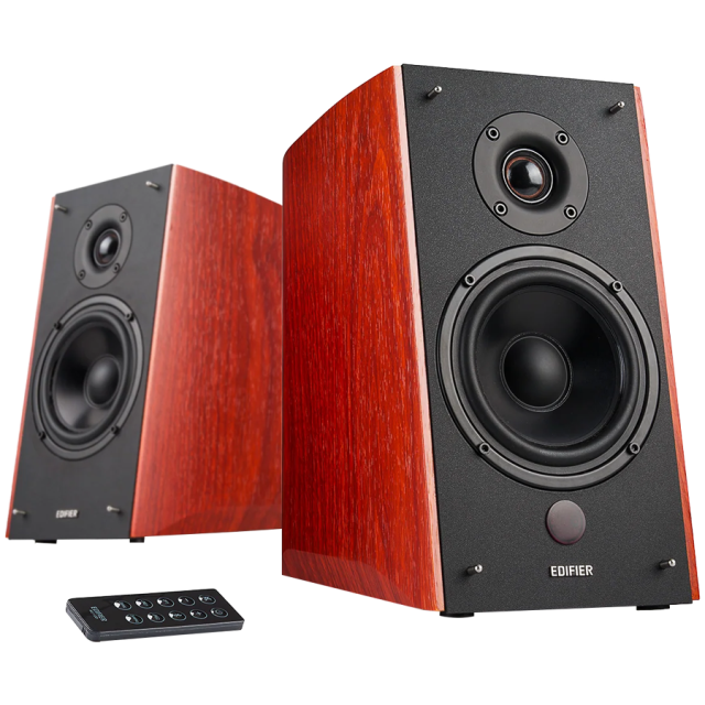 Тонколони Edifier R2000DB, 2.2, 120W RMS, Bluetooth, Optical, 2x RCA, Brown