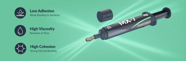 Термо паста Arctic MX-7, 8g, Сив