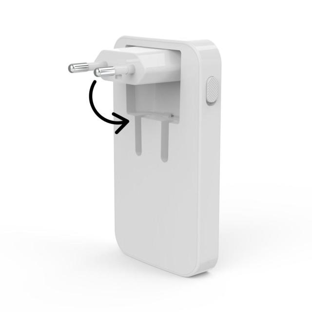 HAMA Бързо мини зарядно, 65W, 2x USB Type-C, 1x USB-A, PD