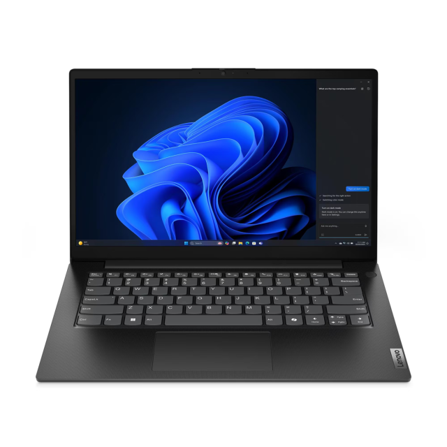 Лаптоп Lenovo V14 G5 IRL, Intel Core i5-13420H 8C (3.40 / 4.60 GHz, 12MB Cache), 14.0" (35.56 cm) FHD TN Anti-glareIntel, UHD Graphics Xe G4, 8GB DDR5, 512GB M.2 NVMe SSD, Free DOS