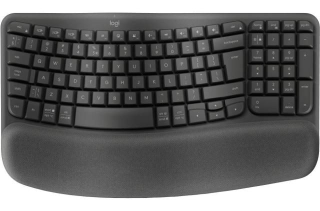 Клавиатура Logitech Wave Keys, Bluetooth, US (QWERTY), Graphite