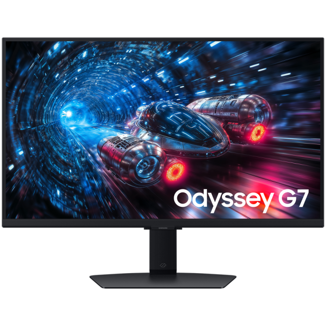 Монитор Samsung Odyssey G7 G70F, 27" (68.58cm) FHD IPS Display, 180Hz, 4K/UHD, 1ms, 350cd/m2, DisplayPort, HDMI, USB