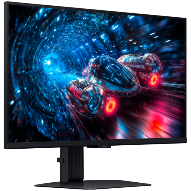 Монитор Samsung Odyssey G7 G70F, 27" (68.58cm) FHD IPS Display, 180Hz, 4K/UHD, 1ms, 350cd/m2, DisplayPort, HDMI, USB