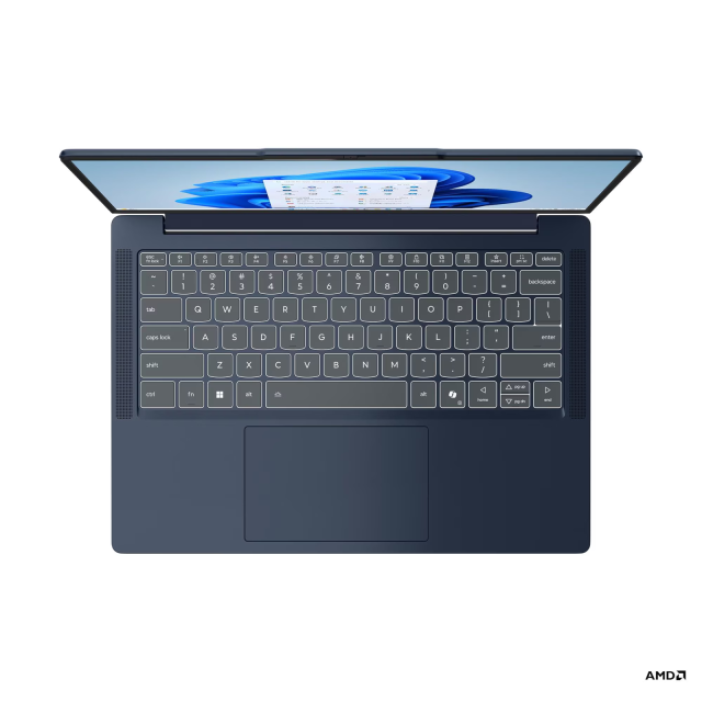 Лаптоп Lenovo IdeaPad Slim 3 14ARP10, AMD Ryzen 5 7535HS 6C (3.3 / 4.55 GHz, 16MB Cache), 14.0" (35.56 cm) WUXGA IPS Anti-glare, AMD Radeon 660M, 16GB DDR5, 512 GB M.2 NVMe SSD, Free DOS