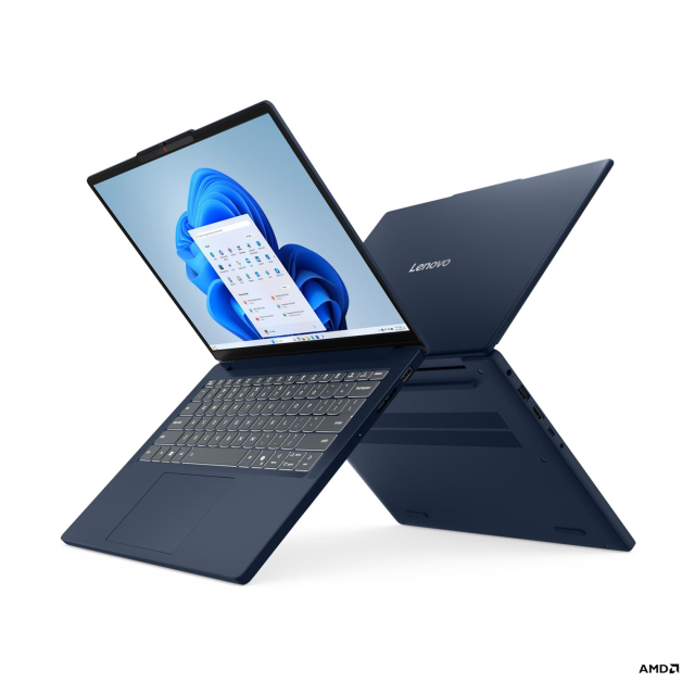 Лаптоп Lenovo IdeaPad Slim 3 14ARP10, AMD Ryzen 5 7535HS 6C (3.3 / 4.55 GHz, 16MB Cache), 14.0" (35.56 cm) WUXGA IPS Anti-glare, AMD Radeon 660M, 16GB DDR5, 512 GB M.2 NVMe SSD, Free DOS