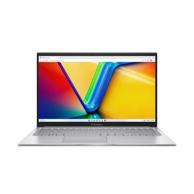 Лаптоп ASUS Vivobook 15 X1504VA-BQ2557, Intel Core i7-1355U 10C (1.20 / 5.00 GHz, 12MB Cache),  15.6'' (39.62 cm) FHD IPS Anti-glare display, Intel Iris Xe Graphics, 16GB DDR4, 1TB M.2 NVMe SSD, Free DOS