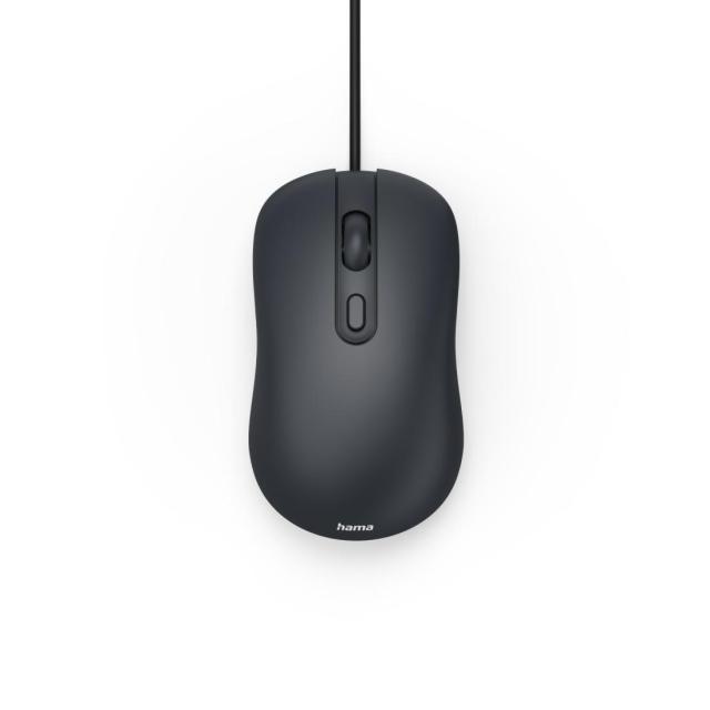 Мишка HAMA CM-200, Silent, оптична (2000dpi), 4 бутонна, USB