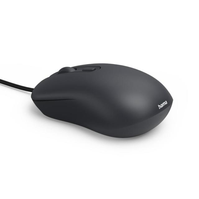 Мишка HAMA CM-200, Silent, оптична (2000dpi), 4 бутонна, USB