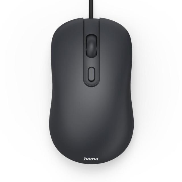 Мишка HAMA CM-200, Silent, оптична (2000dpi), 4 бутонна, USB
