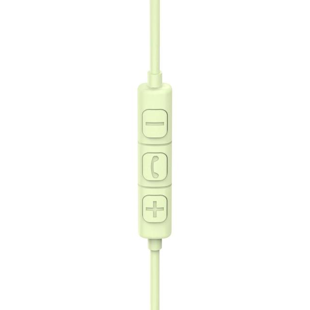 Слушалки HAMA Fun C, микрофон, USB Type-C, зелени