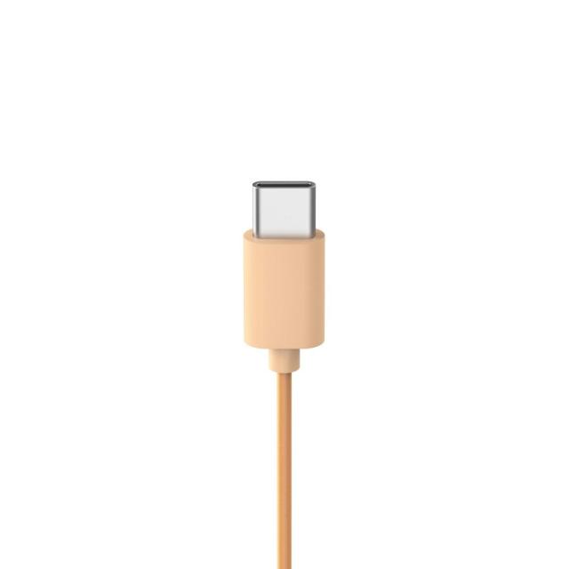 Слушалки HAMA Fun C, микрофон, USB Type-C, Оранжев