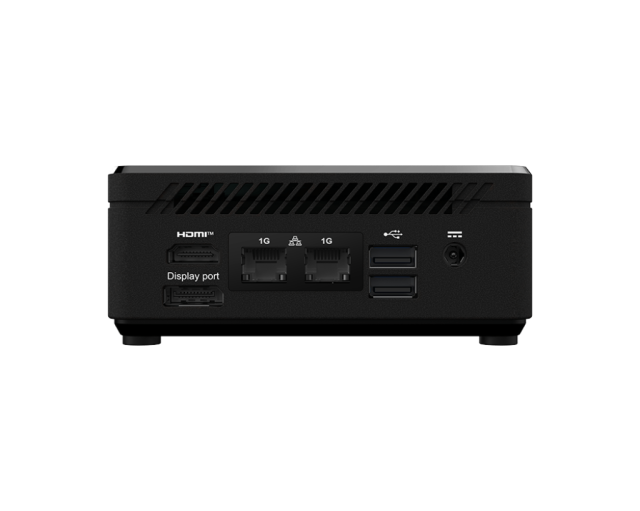 Компютър MSI Cubi N ADL S-226BE, Intel N200 4C (1.00 / 3.70 GHz, 6 MB cache), Intel UHD Graphics Xe, no RAM (DDR4 SODIMM), no Storage (M.2 SSD), Free DOS