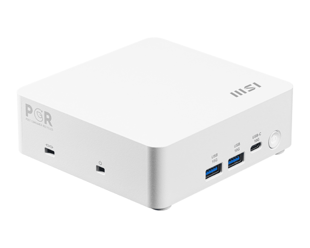 Компютър MSI Cubi NUC AI 1UMG-062EU, Intel Core Ultra 5 125H 18C (1.2 / 4.5 GHz, 18MB Cache), Intel Arc 7 Core, 16GB DDR5 SODIMM, 512GB SSD M.2 NVMe, Windows 11 Pro