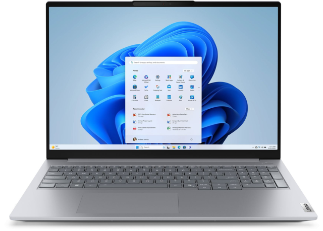 Лаптоп Lenovo ThinkBook 16 G8 IAL, Intel Core Ultra 5 225U 13C (1.3 / 4.8 GHz, 12MB Cache), 16" (40.64 см) WUXGA, 16GB DDR5, 512 GB M.2 NVMe SSD, Free DOS