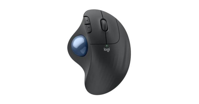 Мишка Logitech ERGO M575S, оптична (2000 dpi), Bluetooth/Wireless, USB, черна, Trackball