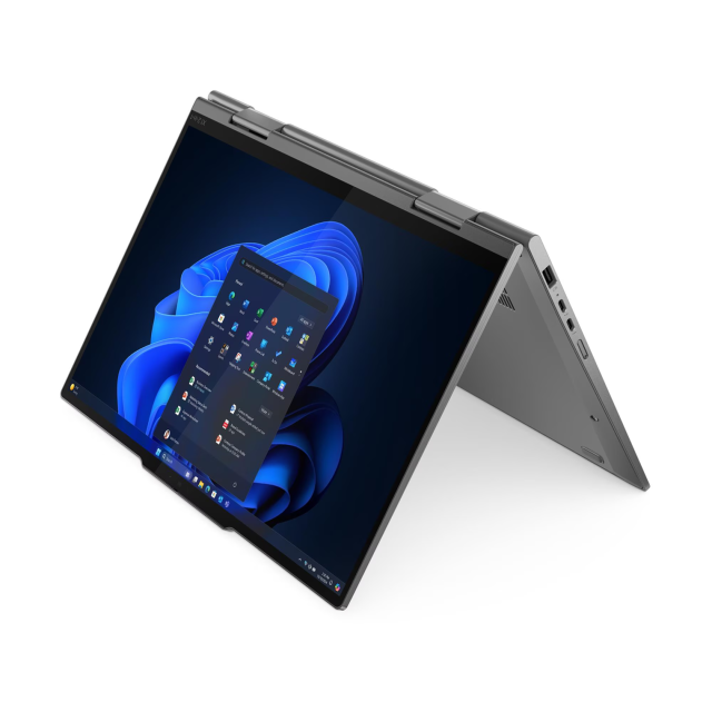 Лаптоп Lenovo ThinkPad X1 2-in-1 G10 Aura Edition, Intel Core Ultra 7 258V 8C (2.2 / 4.8 GHz, 12MB Cache), 14.0" (35.56 cm) 2.8K OLED, Touchscreen, Intel Graphics 4 Core, 32GB LPDDR5X, 1 TB M.2 NVMe SSD, Windows 11 Pro