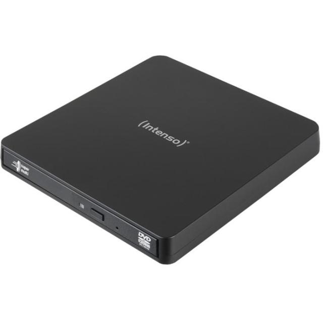 Външно DVD записващо устройство Intenso Slim EOD400D, USB 3,2, черно