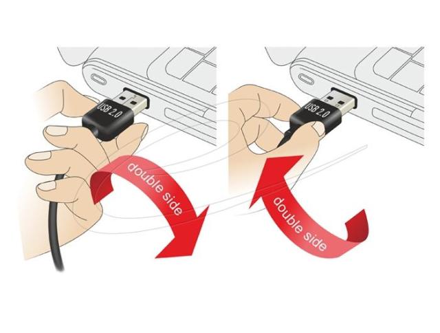 Кабел Delock EASY USB A(м) към USB mini B(м), 1m , черен