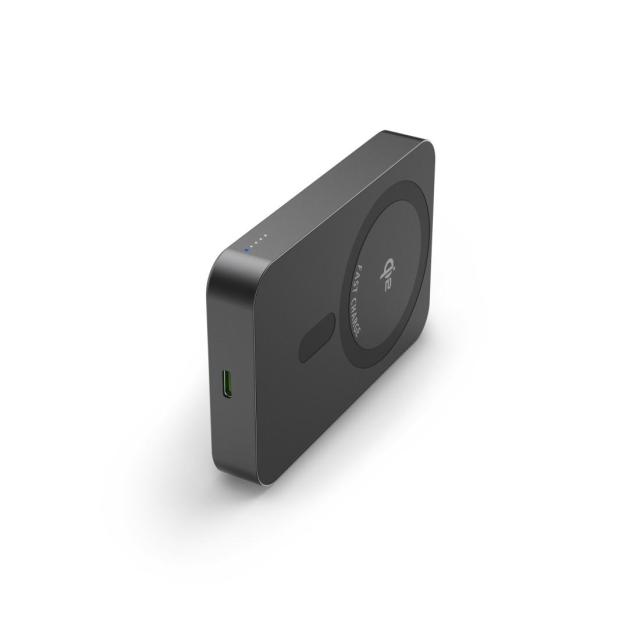 Външна батерия HAMA Qi2, 10 000mAh, Безжично зареждане/USB Type-C