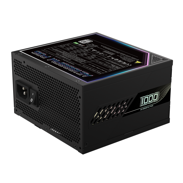 Захранване Gigabyte AORUS ELITE P1000W, Active PFC, ATX 3.1/PCIe 5.1, 80 PLUS Platinum, Full Modular