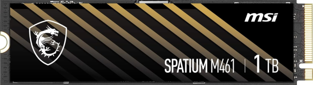MSI SPATIUM M461 SSD 1TB, NVMe M.2 2280 PCIe 4.0
