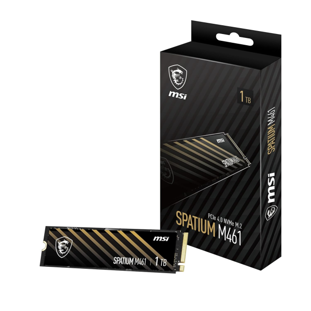 MSI SPATIUM M461 SSD 1TB, NVMe M.2 2280 PCIe 4.0