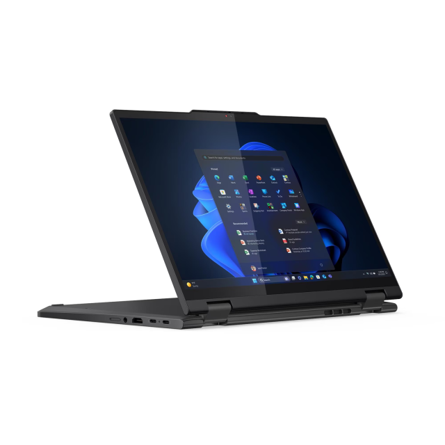 Лаптоп Lenovo ThinkPad T14s 2-in-1 G1, Intel Core Ultra 7 255U 12C (1.7 / 5.2 GHz, 12MB Cache), 14.0" (35.56 cm) WUXGA IPS Anti-reflection, Touchscreen, Intel Graphics 4 Core, 32GB LPDDR5x, 1TB M.2 NVMe SSD, Windows 11 Pro