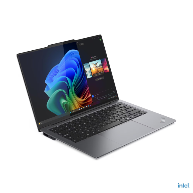 Лаптоп Lenovo ThinkPad X9-14 G1 Aura Edition, Intel Core Ultra 7 258V 8C (2.2 / 4.8 GHz, 12MB Cache), 14.0" (35.56 cm) WUXGA OLED Anti-glareIntel Display, Arc 140V, 32GB LPDDR5x, 1TB M.2 NVMe SSD, Windows 11 Pro