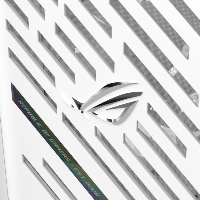 Кутия ASUS ROG Strix Helios II White Edition, Middle Tower, 4 x USB 3.2, 2 x USB 3.2 Type-C, 1 x headphone / Microphone, EATX / ATX / Micro ATX / Mini-ITX, Бяла