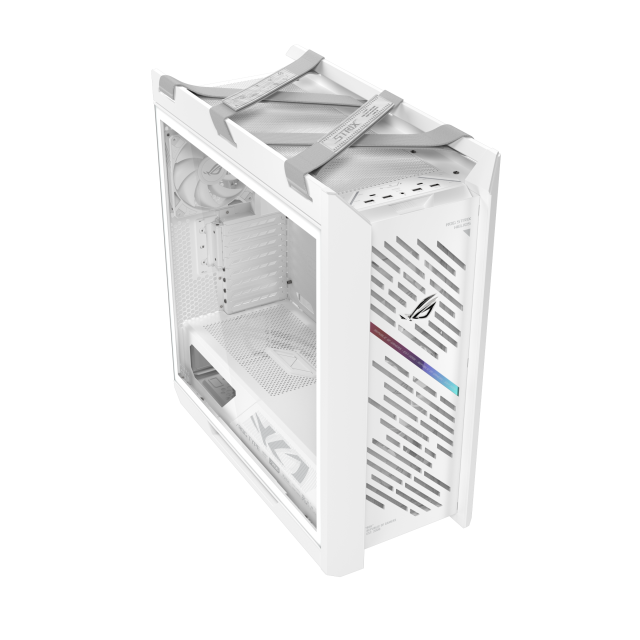 Кутия ASUS ROG Strix Helios II White Edition, Middle Tower, 4 x USB 3.2, 2 x USB 3.2 Type-C, 1 x headphone / Microphone, EATX / ATX / Micro ATX / Mini-ITX, Бяла