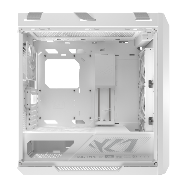 Кутия ASUS ROG Strix Helios II White Edition, Middle Tower, 4 x USB 3.2, 2 x USB 3.2 Type-C, 1 x headphone / Microphone, EATX / ATX / Micro ATX / Mini-ITX, Бяла