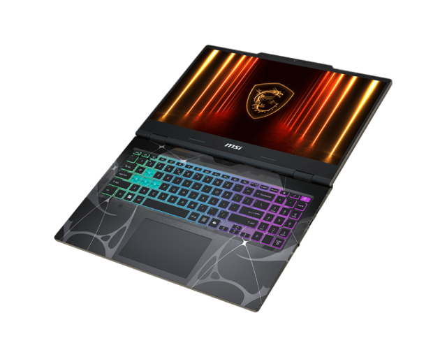 Лаптоп MSI Cyborg 15 B2RWEKG, Intel Core 5 210H 8C (1.6 / 4.8GHz, 12 MB Cache), 15.6'' (39.62 cm) FHD IPS, 144Hz, NVIDIA GeForce RTX5050 8GB GDDR7 DLSS 4, 16GB DDR5, 512GB M.2 NVMe SSD, Free DOS