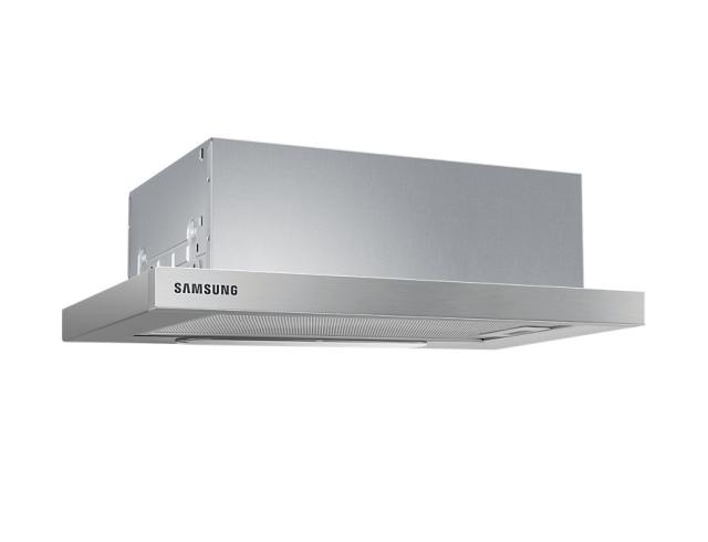 Аспиратор Samsung NK24M1030IS/UR, Wall Mount Telescopic Cooker Hood, Built-in, 60cm, Engine 1, 3 Gears of Extract, Noise Value 71 dBA, Energy Efficiency Class: C, Type of controls - Push button