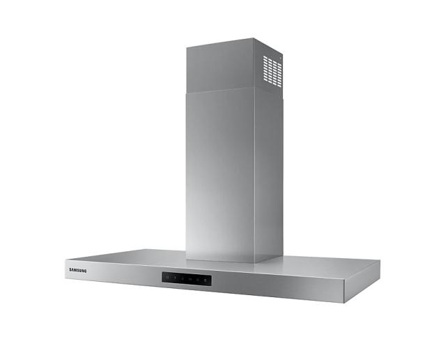 Аспиратор Samsung NK36M5060SS/UR, Wall Mount TShape hob, 90cm, Engine 1, 4 Gears of Extract, Noise Value 70 dBA, Energy Efficiency Class: B, Type of controls - touch control, Inox