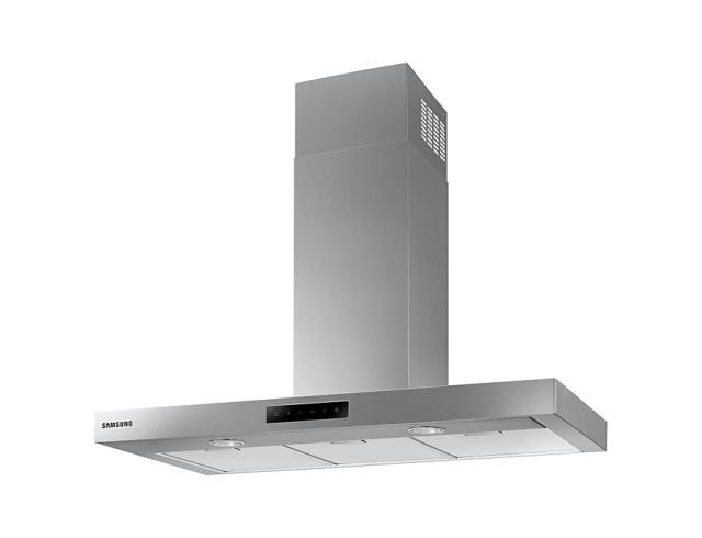 Аспиратор Samsung NK36M5060SS/UR, Wall Mount TShape hob, 90cm, Engine 1, 4 Gears of Extract, Noise Value 70 dBA, Energy Efficiency Class: B, Type of controls - touch control, Inox