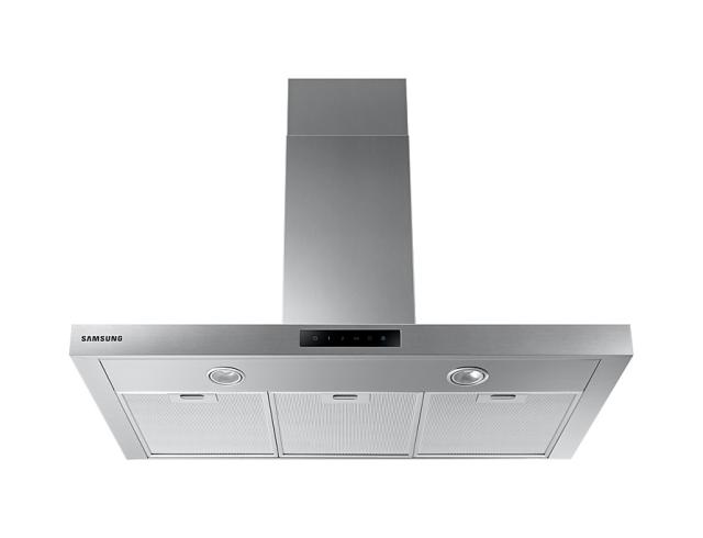 Аспиратор Samsung NK36M5060SS/UR, Wall Mount TShape hob, 90cm, Engine 1, 4 Gears of Extract, Noise Value 70 dBA, Energy Efficiency Class: B, Type of controls - touch control, Inox