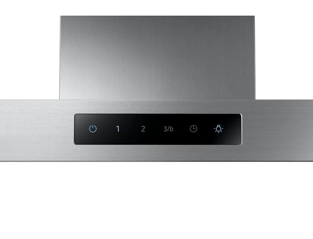 Аспиратор Samsung NK36M5060SS/UR, Wall Mount TShape hob, 90cm, Engine 1, 4 Gears of Extract, Noise Value 70 dBA, Energy Efficiency Class: B, Type of controls - touch control, Inox
