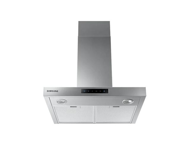 Аспиратор Samsung NK36M5060SS/UR, Wall Mount TShape Hose, 60 cm, Engine 1, 4 Gears of Extract, Noise Value 70 dBA, Energy Efficiency Class: B, Type of controls - touch control, Stainless steel