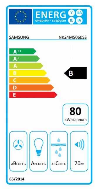 Аспиратор Samsung NK36M5060SS/UR, Wall Mount TShape Hose, 60 cm, Engine 1, 4 Gears of Extract, Noise Value 70 dBA, Energy Efficiency Class: B, Type of controls - touch control, Stainless steel