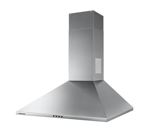 Аспиратор Samsung NK24M3050PS/U1, Wall-mount Suction Hood with 3-Speed extraction,  60cm, Energy Efficiency Class D, Number of Motors - 1, Noise Level - 70 dBA, Type of controls - Push button, Stainless Steel