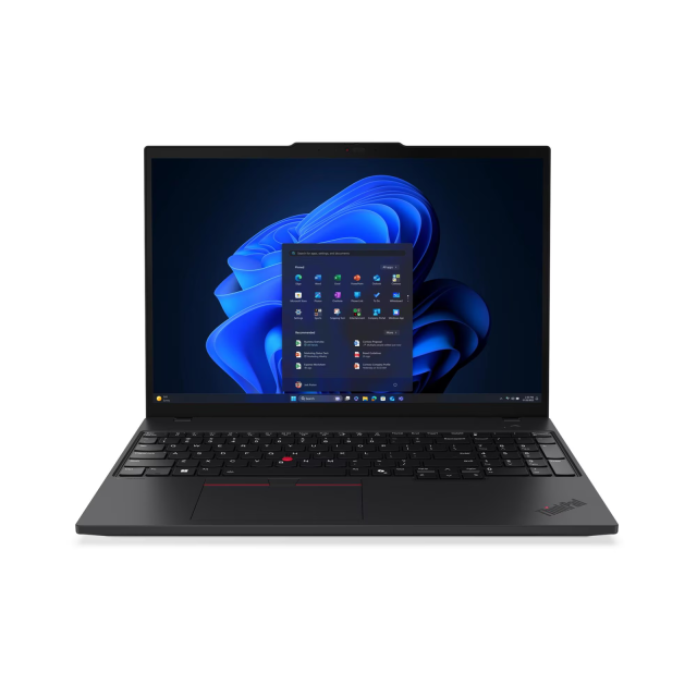 Лаптоп Lenovo ThinkPad T16 G4, Intel Core Ultra 5 225U 12C (2.4 / 4.8 GHz, 12MB Cache) 16.0" (40.64 cm) WUXGA IPS Anti-glare Display, Intel Graphics 4 Core, 32GB DDR5, 1TB M.2 NVMe SSD, Windows 11 Pro