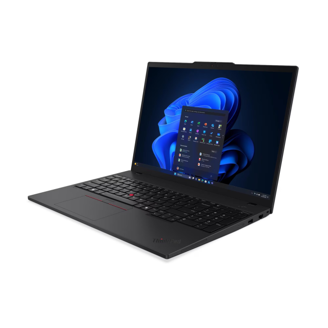 Лаптоп Lenovo ThinkPad T16 G4, Intel Core Ultra 5 225U 12C (2.4 / 4.8 GHz, 12MB Cache) 16.0" (40.64 cm) WUXGA IPS Anti-glare Display, Intel Graphics 4 Core, 32GB DDR5, 1TB M.2 NVMe SSD, Windows 11 Pro