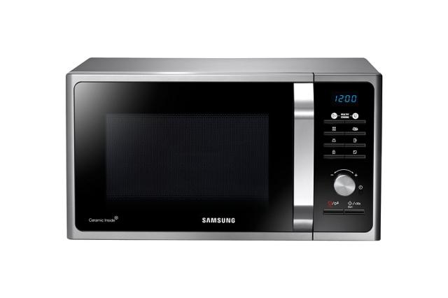 Микровълнова печка Samsung MS23F301TAS, Microwave, 23l, 800W, LED Display, Black/Silver