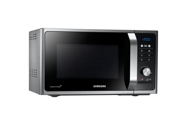 Микровълнова печка Samsung MS23F301TAS, Microwave, 23l, 800W, LED Display, Black/Silver