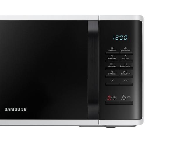 Микровълнова печка Samsung MS23K3513AW, Microwave, 23l, 800W, LED Display, White