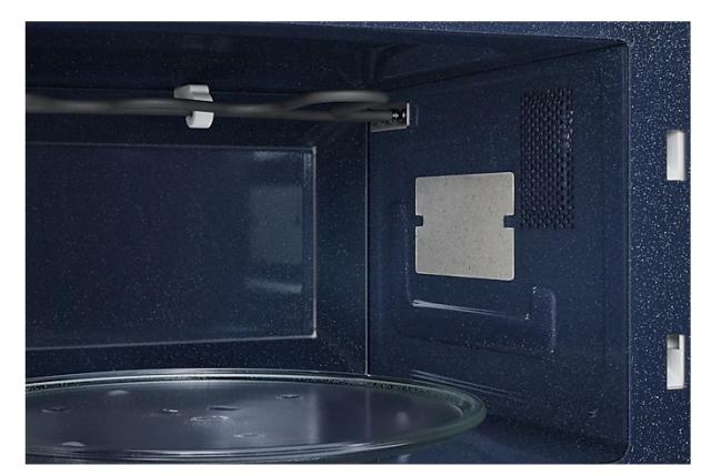 Микровълнова печка Samsung MG23A7013CB/OL, Built-in microwave grill, Ceramic Inside, 23l, 800 W, Blue LED Display, Black door, Black frame