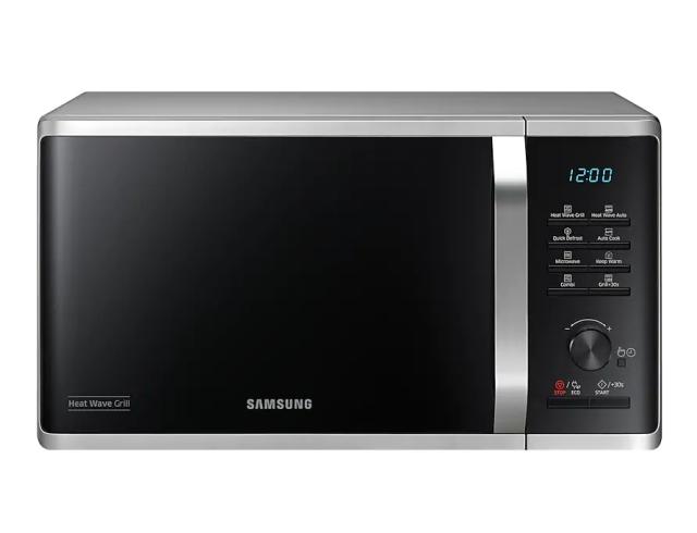 Микровълнова печка Samsung MG23K3575AS/OL, Microwave, 23l, Grill, 800W, LED Display, Silver