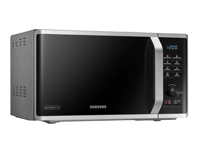 Микровълнова печка Samsung MG23K3575AS/OL, Microwave, 23l, Grill, 800W, LED Display, Silver
